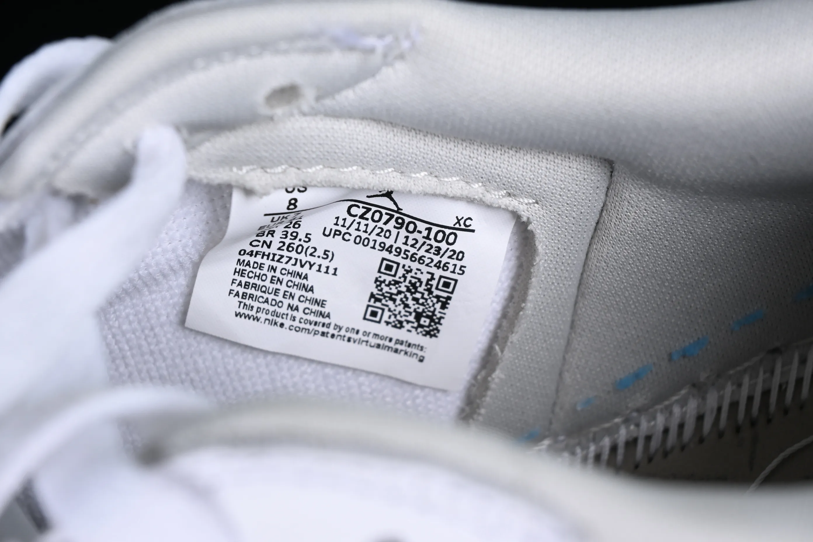 All categories Air Jordan Jordan series basketball shoes Air Jordan 1 Low G version pure original Air Jordan 1 Low OG "Shattered Backboard" AJ1 Joe 1 customized version white buckle shredded full head layer low-top basketball shoes CZ0790-100